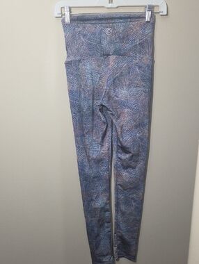 Emily Hsu Designs Multicolor Textured-Print High-Waist Leggings